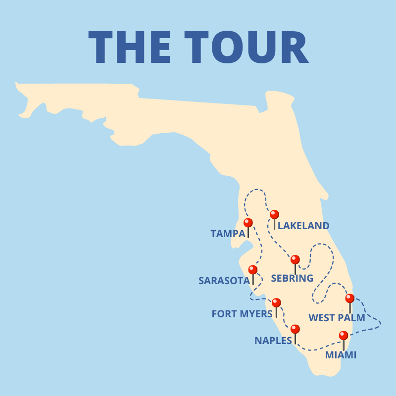 the health plan tour map